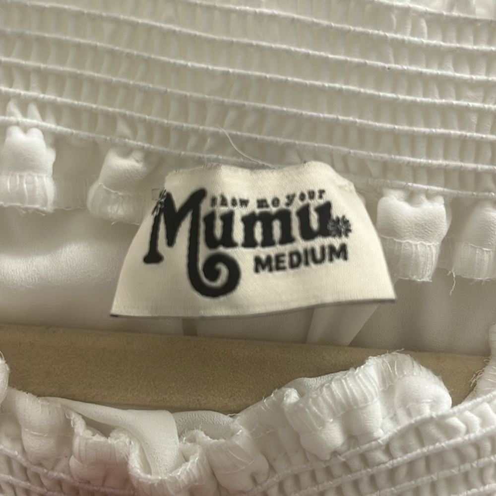 Show Me Your Mumu: Hacienda Maxi Bridal Dress Ivory Size M - Picture 5 of 5